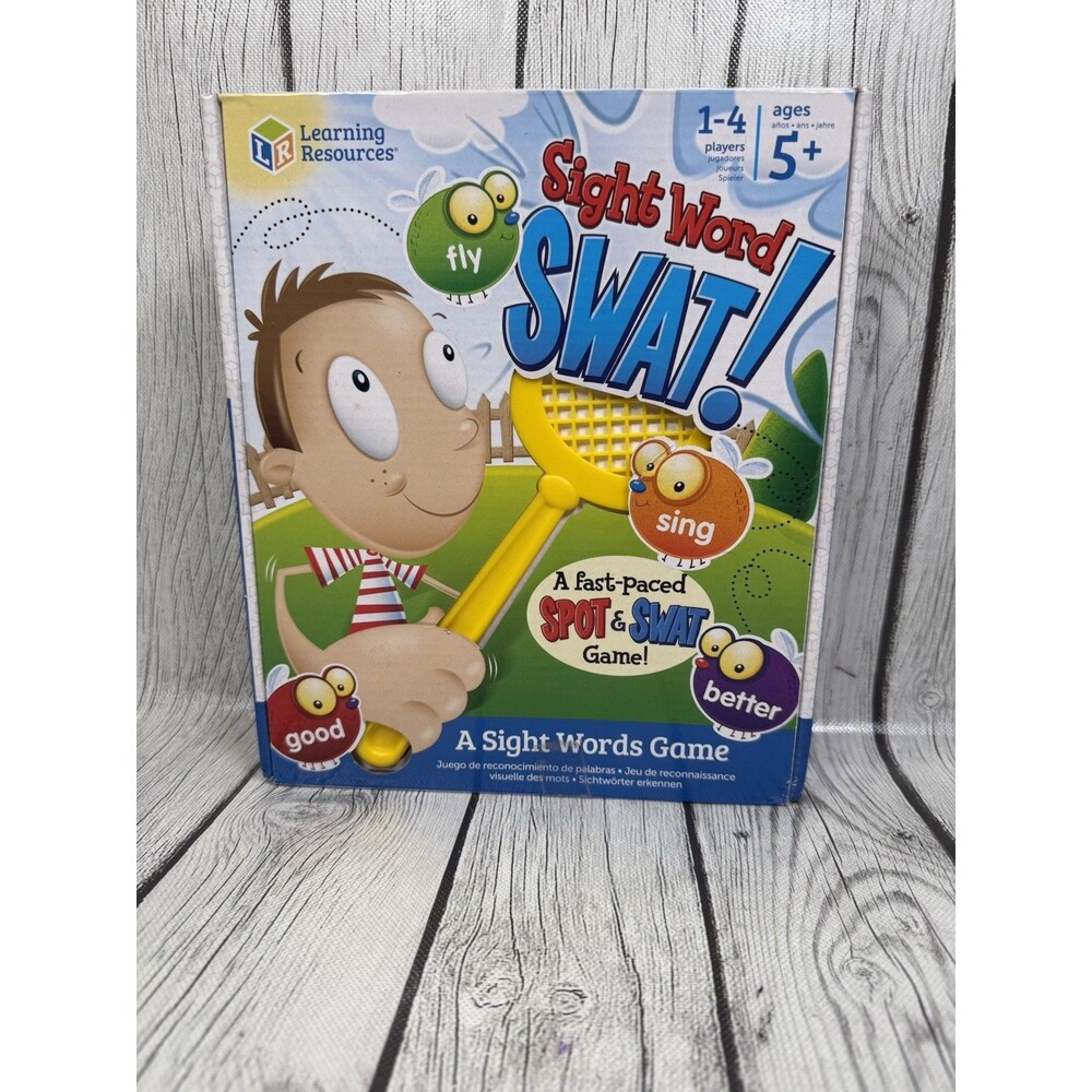 Learning Resources Sight Word Swat Game - Open Box Unused Complete 114 Pcs
